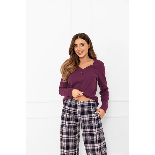 Piżama damska długi rękaw, długie spodnie Donatella Italian Fashion M italianfashion