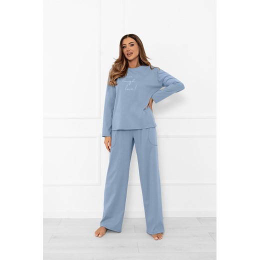 Piżama damska długi rękaw, długie spodnie Ksara ze sklepu italianfashion w kategorii Piżamy damskie - zdjęcie 185972041