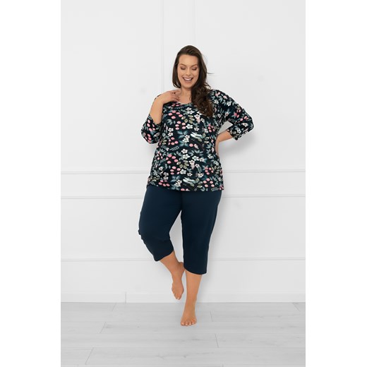 Piżama damska 3/4 rękaw, 3/4 spodnie Lucja ze sklepu italianfashion w kategorii Piżamy damskie - zdjęcie 185972052