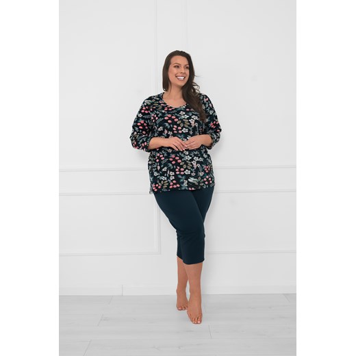 Piżama damska 3/4 rękaw, 3/4 spodnie Lucja ze sklepu italianfashion w kategorii Piżamy damskie - zdjęcie 185972053