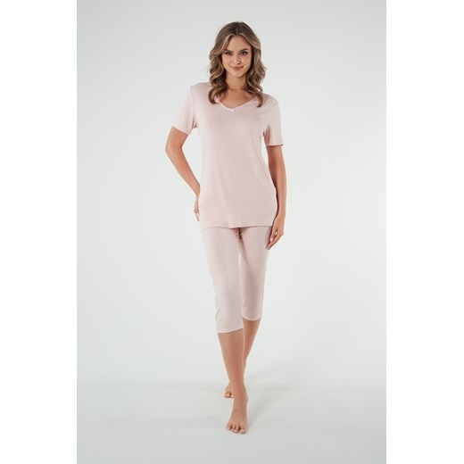 Puntini piżama damska krótki rękaw, 3/4 spodnie ze sklepu italianfashion w kategorii Piżamy damskie - zdjęcie 185972094
