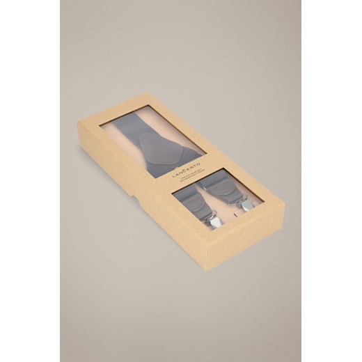 Szelki Męskie Brązowo-Granatowe Wzór ze sklepu Lancerto S.A. w kategorii Szelki - zdjęcie 185972944