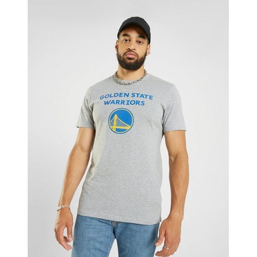 NEW ERA T-SHIRT SS NBA LOGO GOLDEN STATE WARRIORS LIGHT GREY ze sklepu JD Sports  w kategorii T-shirty męskie - zdjęcie 185973422