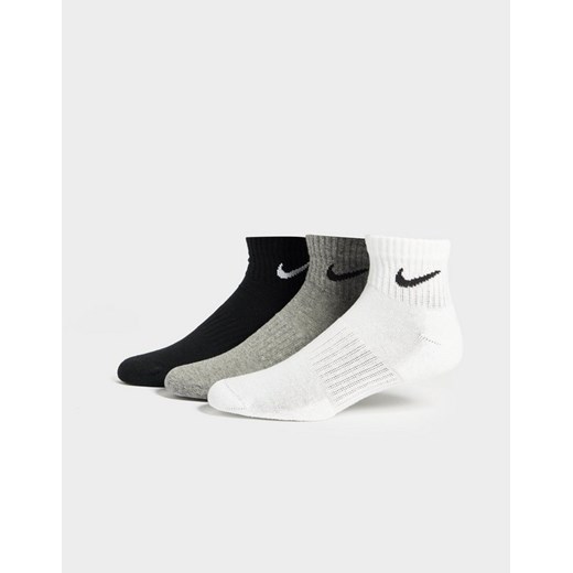 NIKE 3-PACK LIGHTWEIGHT QUARTER SOCKS ze sklepu JD Sports  w kategorii Skarpetki damskie - zdjęcie 185973590