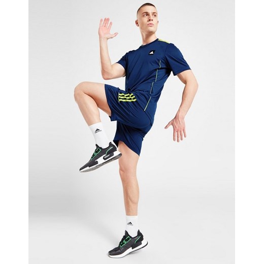 ADIDAS SZORTY MATCH SHT MYS BLU/VOLT SHORTS ze sklepu JD Sports  w kategorii Spodenki męskie - zdjęcie 185975514
