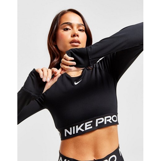 NIKE T-SHIRT NIKE PRO DF 365 CROP LS PERFORMANCE ze sklepu JD Sports  w kategorii Bluzki damskie - zdjęcie 185976393