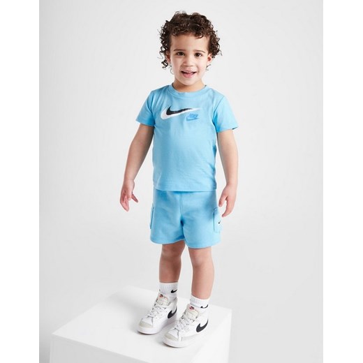 NIKE KOMPLET DBL SWSH TEE/SHT BLU B ze sklepu JD Sports  w kategorii Komplety chłopięce - zdjęcie 185976674