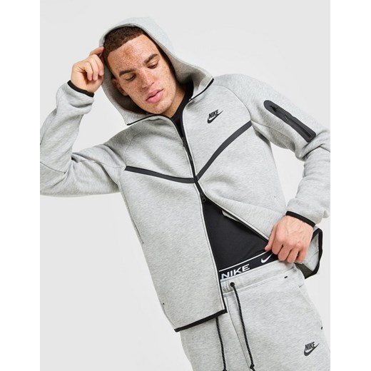 NIKE BLUZA Z KAPTUREM M NK TCH FLC FZ WR HOODIE ze sklepu JD Sports  w kategorii Bluzy męskie - zdjęcie 185978292