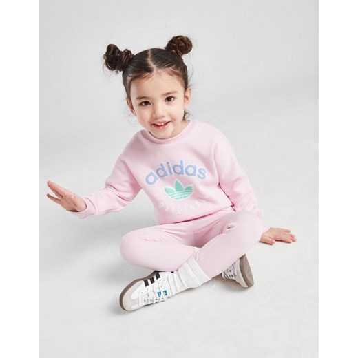 ADIDAS KOMPLET (G)VAR HD/LEG SUIT PNK G ze sklepu JD Sports  w kategorii Komplety dziewczęce - zdjęcie 185979264