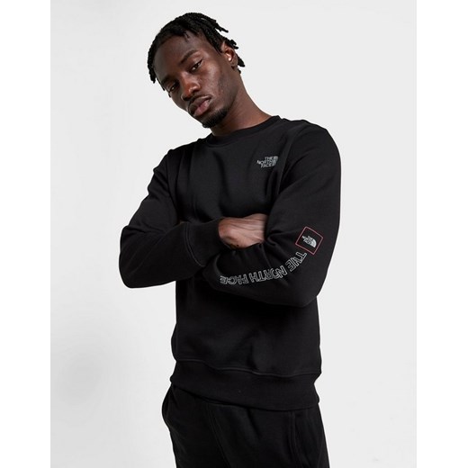 THE NORTH FACE BLUZA OUTLINE CREW BLK ze sklepu JD Sports  w kategorii Bluzy męskie - zdjęcie 185980831