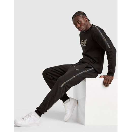 EMPORIO ARMANI 7 SPODNIE TAPE PT BLK/GLD ze sklepu JD Sports  w kategorii Spodnie męskie - zdjęcie 185981851