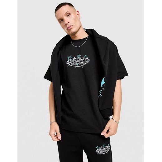 SUPPLY&amp;DEMAND T-SHIRT BROOKLYN TEE BLK-BLK ze sklepu JD Sports  w kategorii T-shirty męskie - zdjęcie 185982854