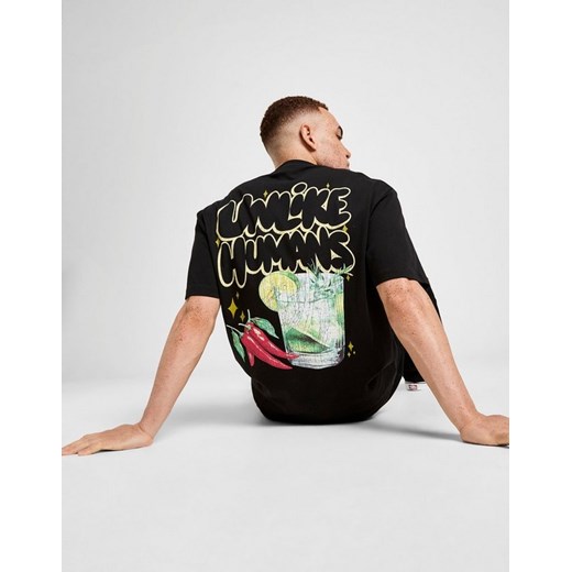 UNLIKE HUMANS T-SHIRT MARGS TEE BLK-BLK ze sklepu JD Sports  w kategorii T-shirty męskie - zdjęcie 185982914