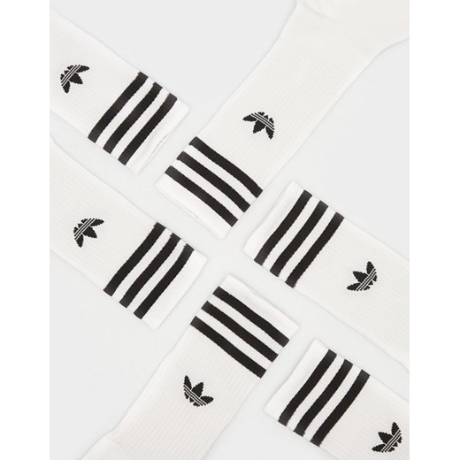 ADIDAS SKARPETY 3-PACK SOLID SOCKS HIGH CREW ze sklepu JD Sports  w kategorii Skarpetki damskie - zdjęcie 185985220