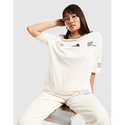 THE NORTH FACE T-SHIRT LOCATION OVERSIZE TEE ze sklepu JD Sports  w kategorii Bluzki damskie - zdjęcie 185986054