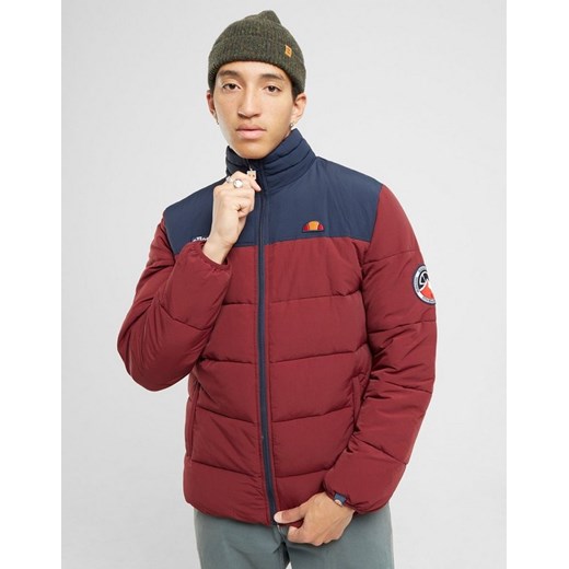 ELLESSE KURTKA ZIMOWA NEBULA BRGND/NAVY PADDED JACKET ze sklepu JD Sports  w kategorii Kurtki męskie - zdjęcie 185986280