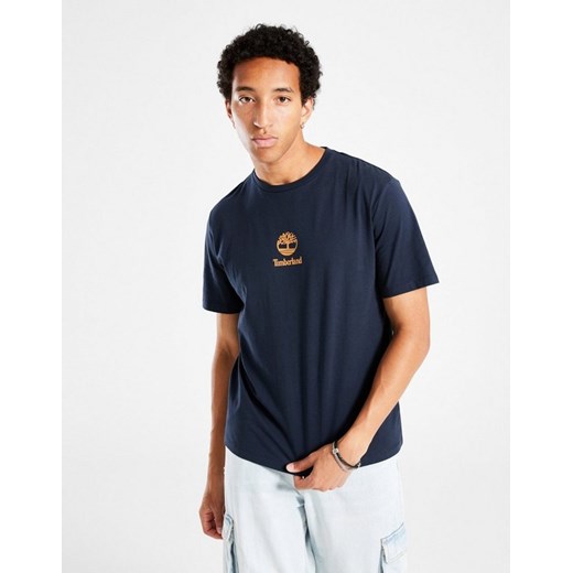 TIMBERLAND T-SHIRT NEW SMALL LOGO PRINT SS TEE DARK SAPPHIRE ze sklepu JD Sports  w kategorii T-shirty męskie - zdjęcie 185986620