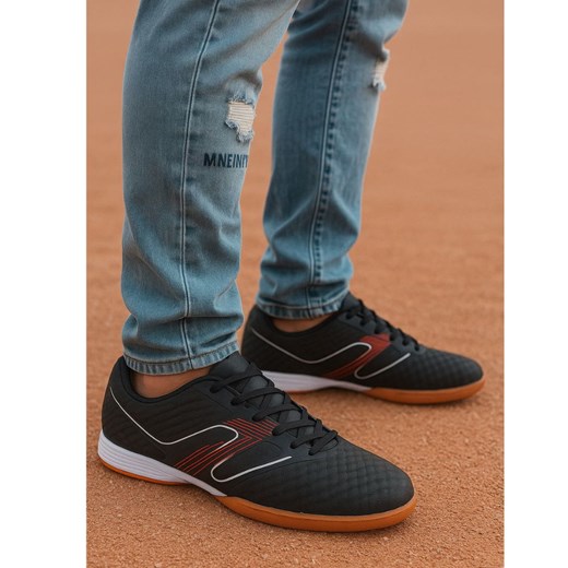 Czarne trampki halówki męskie /B5-3 17450 583/ ze sklepu Pantofelek24.pl w kategorii Trampki męskie - zdjęcie 185986934