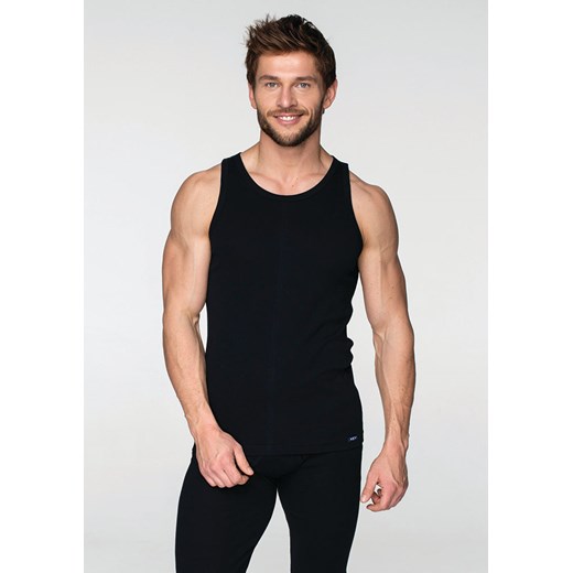 Bawełniany męski podkoszulek - M czarny ze sklepu PH KEY Sp. z o.o.  w kategorii T-shirty męskie - zdjęcie 185987984