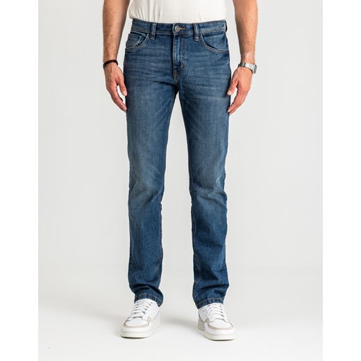 Męskie Spodnie Jeansowe Tom Tailor Marvin Used Mid Stone Proste 1007858 10119 ze sklepu YouNeedit.pl w kategorii Jeansy męskie - zdjęcie 185988131