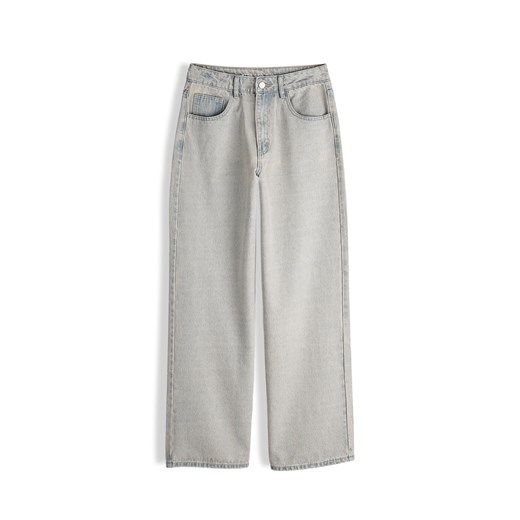 GATE Jeansy z szeroką nogawką 32 ze sklepu gateshop w kategorii Jeansy damskie - zdjęcie 185988290