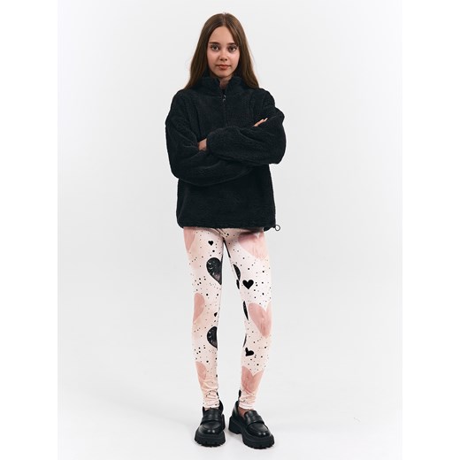 GATE Miękkie legginsy z nadrukiem 3Y Gate 6Y okazyjna cena gateshop