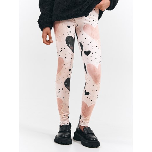 GATE Miękkie legginsy z nadrukiem 3Y Gate 9Y promocja gateshop