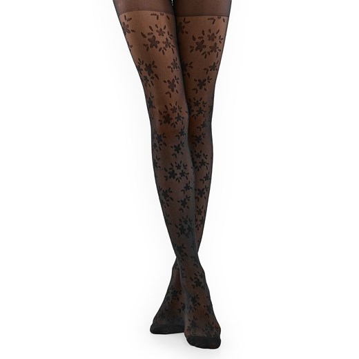 GATE Wzorzyste pończochy nylonowe 20 DEN S/M - id: 521173 - marki Gate - 185991460 GATE Wzorzyste pończochy nylonowe 20 DEN S/M ze sklepu gateshop w kategorii Rajstopy - zdjęcie 185991460