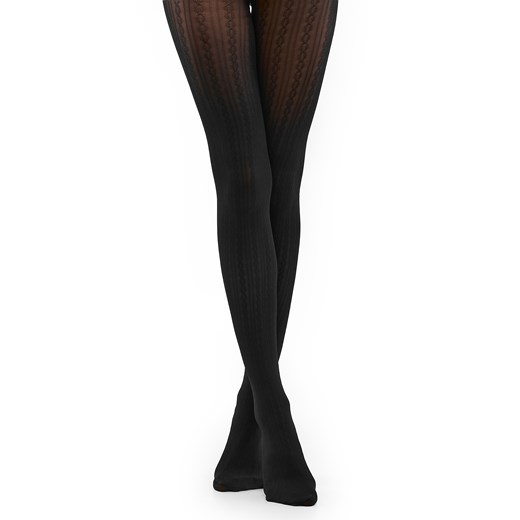 GATE Wzorzyste pończochy nylonowe 60 DEN S/M - id: 521172 - marki Gate - 185991461 GATE Wzorzyste pończochy nylonowe 60 DEN S/M ze sklepu gateshop w kategorii Rajstopy - zdjęcie 185991461