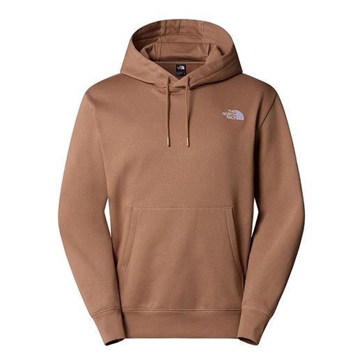 Bluza męska The North Face Essential Oversize Hood 0A89ES6IH1 - brązowa ze sklepu streetstyle24.pl w kategorii Bluzy męskie - zdjęcie 185994511