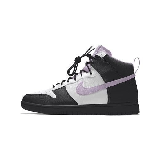 Personalizowane buty męskie Nike Dunk High By You - Wielokolorowe ze sklepu Nike poland w kategorii Buty sportowe męskie - zdjęcie 185994633