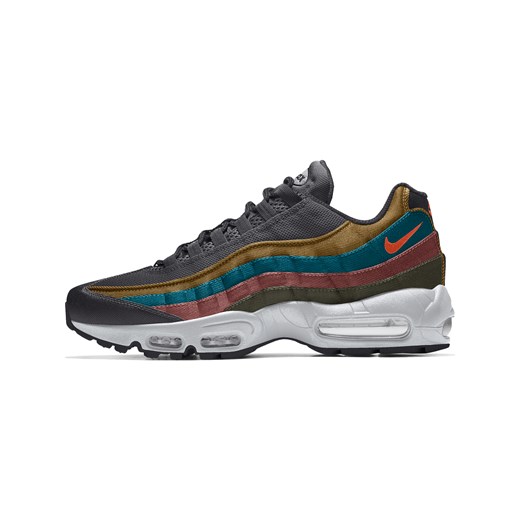 Męskie personalizowane buty Nike Air Max 95 By You - Wielokolorowe ze sklepu Nike poland w kategorii Buty sportowe męskie - zdjęcie 185994761