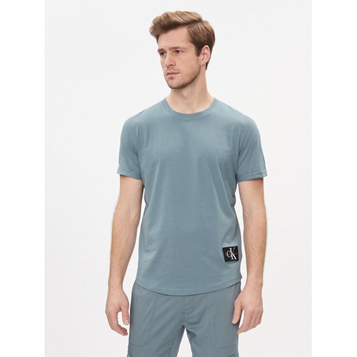 Calvin Klein Jeans T-Shirt J30J323482 Niebieski Regular Fit XS MODIVO