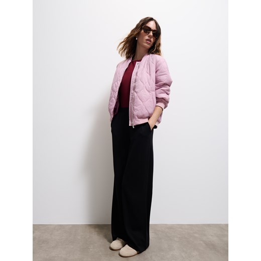 Mohito - Spodnie z szeroką nogawką - czarny ze sklepu Mohito w kategorii Spodnie damskie - zdjęcie 185996103