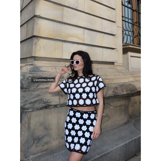 Mohito - Dzianinowa bluzka - czarny ze sklepu Mohito w kategorii Bluzki damskie - zdjęcie 185996552