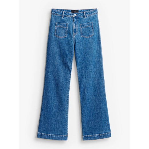 Mohito - Jeansy flare - niebieski ze sklepu Mohito w kategorii Jeansy damskie - zdjęcie 185996862