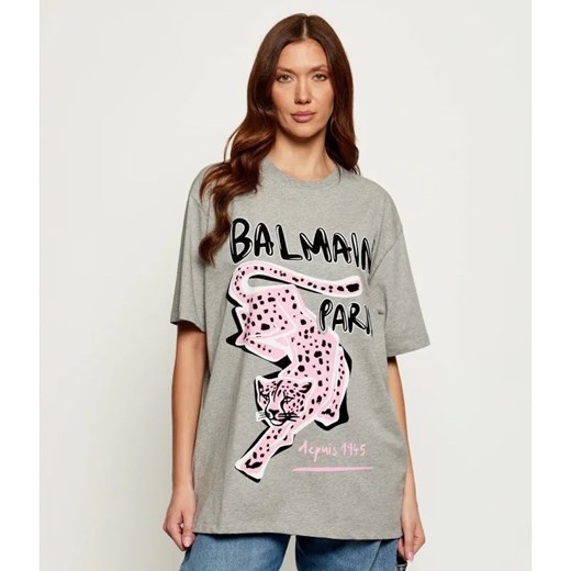 Balmain T-shirt | Oversize fit ze sklepu Gomez Fashion Store w kategorii Bluzki damskie - zdjęcie 185997563