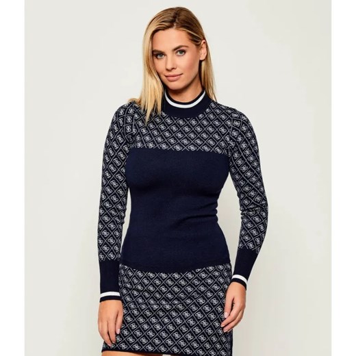 GUESS Półgolf AUBREY | Slim Fit | z dodatkiem wełny ze sklepu Gomez Fashion Store w kategorii Swetry damskie - zdjęcie 185997581