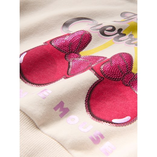 Reserved - Bawełniana bluza Minnie Mouse - złamana biel Reserved 104 (3-4 lata) Reserved