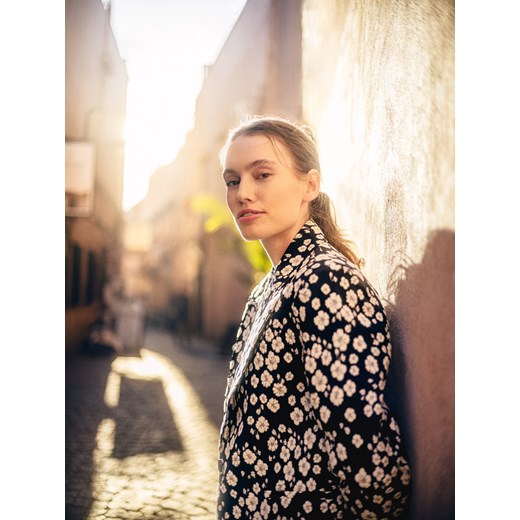 Reserved - Marynarka w kwiaty - wielobarwny ze sklepu Reserved w kategorii Marynarki damskie - zdjęcie 186000894