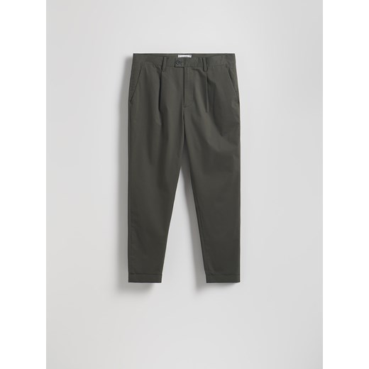 Reserved - Spodnie chino slim - jasny zielony ze sklepu Reserved w kategorii Spodnie męskie - zdjęcie 186001554