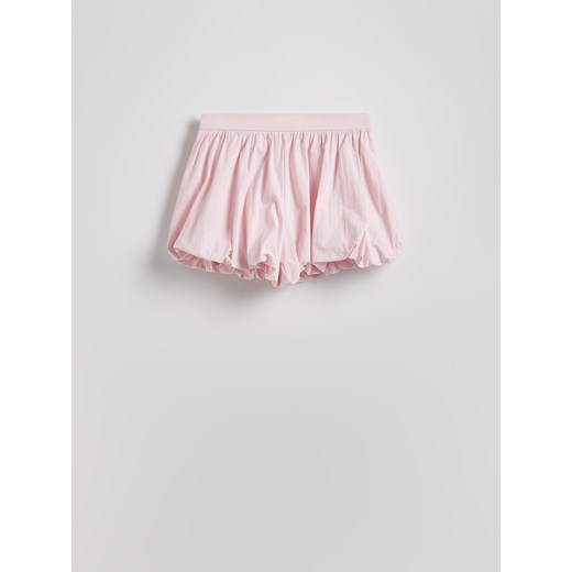 Reserved - Szorty o kroju bombka - pastelowy róż ze sklepu Reserved w kategorii Spódnice - zdjęcie 186001934