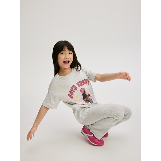 Reserved - Legginsy flare - jasnoszary ze sklepu Reserved w kategorii Spodnie dziewczęce - zdjęcie 186002321