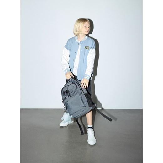 Reserved - Plecak z brelokiem - ciemnoszary ze sklepu Reserved w kategorii Plecaki - zdjęcie 186002973