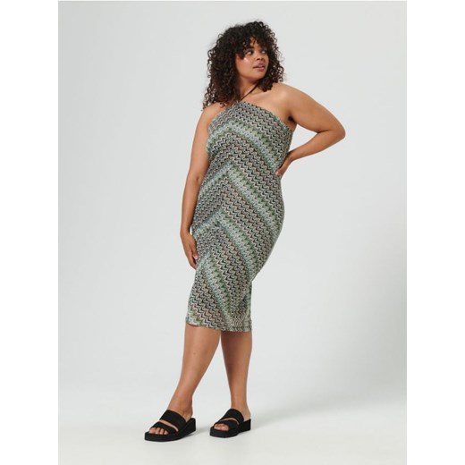 Sinsay - Sukienka midi ze wzorem - wielobarwny ze sklepu Sinsay w kategorii Sukienki - zdjęcie 186004231