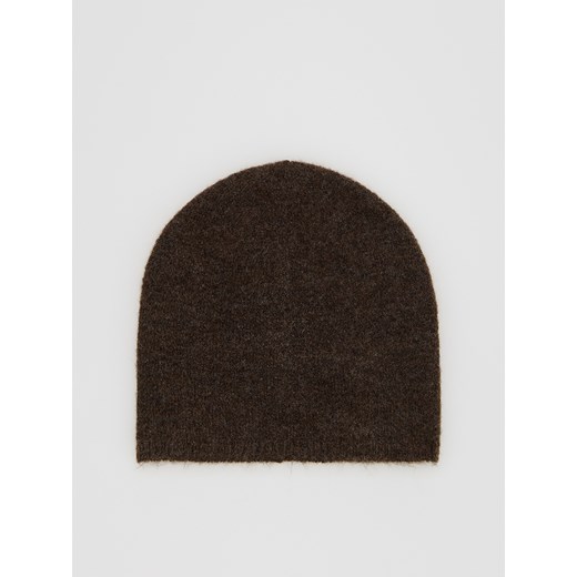 Reserved - Czapka beanie - ciemnobrązowy - id: 171FD-89X - marki Reserved - 186006282 Reserved - Czapka beanie - ciemnobrązowy ze sklepu Reserved w kategorii Czapki zimowe damskie - zdjęcie 186006282
