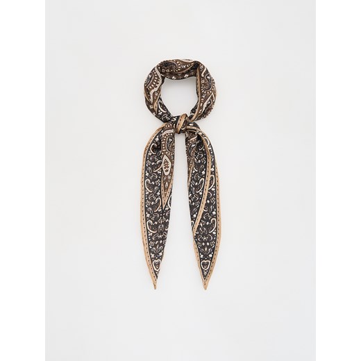 Reserved - Wzorzysta apaszka - brązowy Reserved ONE SIZE Reserved