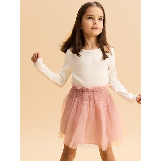 Reserved - Tiulowa spódniczka - brudny róż ze sklepu Reserved w kategorii Spódnice dziewczęce - zdjęcie 186008124