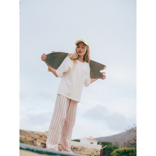 Reserved - Spodnie w paski - wielobarwny ze sklepu Reserved w kategorii Spodnie dziewczęce - zdjęcie 186008421