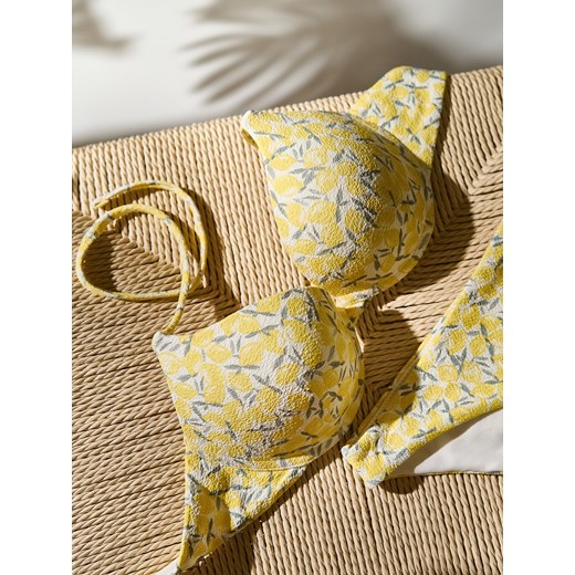 Reserved - Góra od stroju plażowego - żółty ze sklepu Reserved w kategorii Stroje kąpielowe - zdjęcie 186009870
